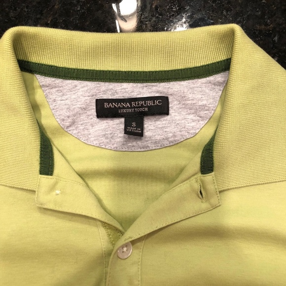 Banana Republic Green Luxury Touch Polo - Picture 3 of 5